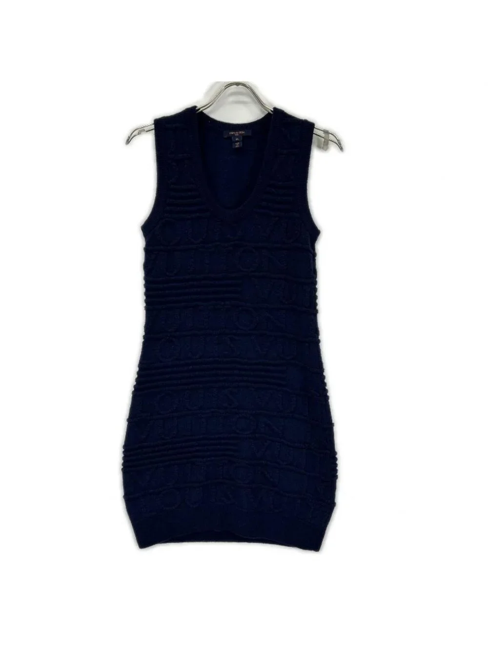 Louis Vuitton 20 Logo Jacquard Knit Dress XS